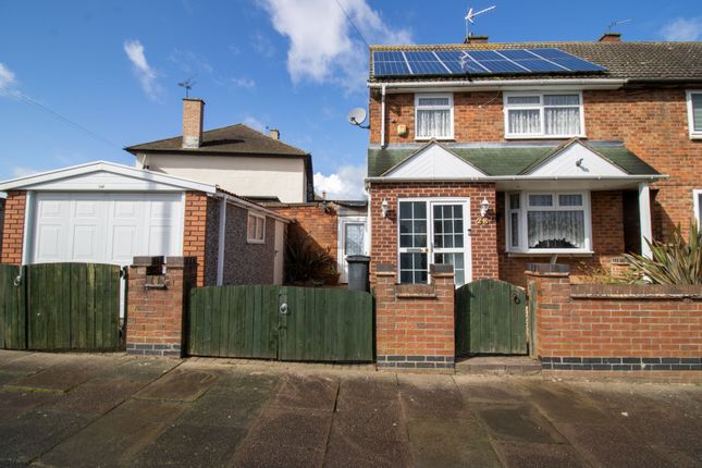 Thumbnail End terrace house for sale in Bloxham Road, Leicester