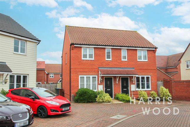 Thumbnail Semi-detached house for sale in The Josselyns, Trimley St. Mary, Felixstowe, Suffolk