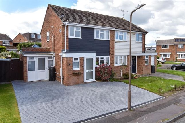 Thumbnail Semi-detached house for sale in Jerome Road, Larkfield, Aylesford, Kent