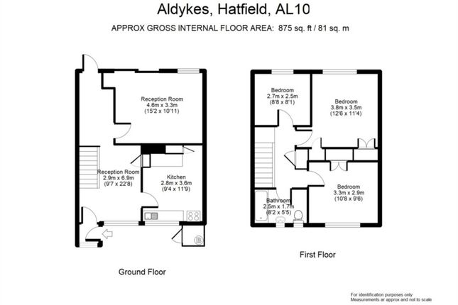 Terraced house to rent in Aldykes, Hatfield