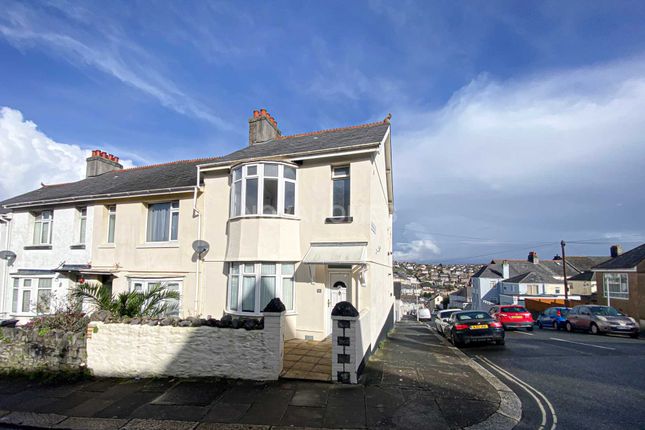 Thumbnail End terrace house for sale in Queens Road, Plymouth