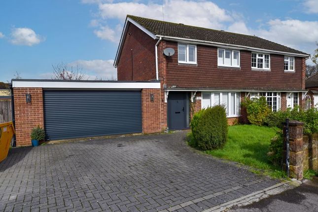 Thumbnail Semi-detached house for sale in Brewster Close, Cowplain, Waterlooville