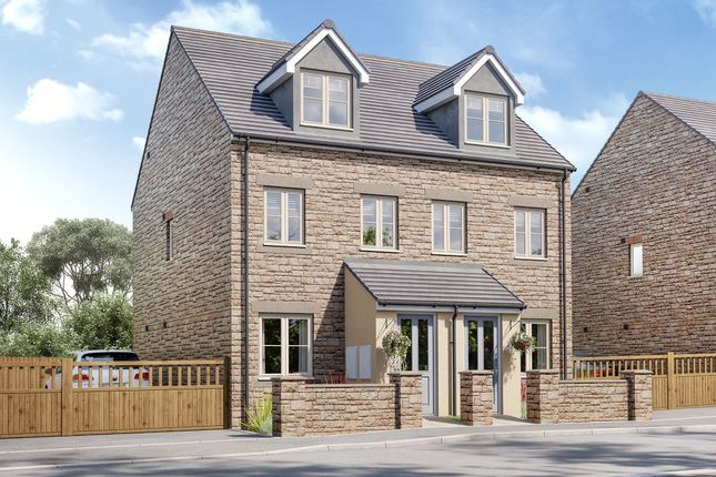 Thumbnail Terraced house for sale in "The Souter" at Sillars Green, Malmesbury