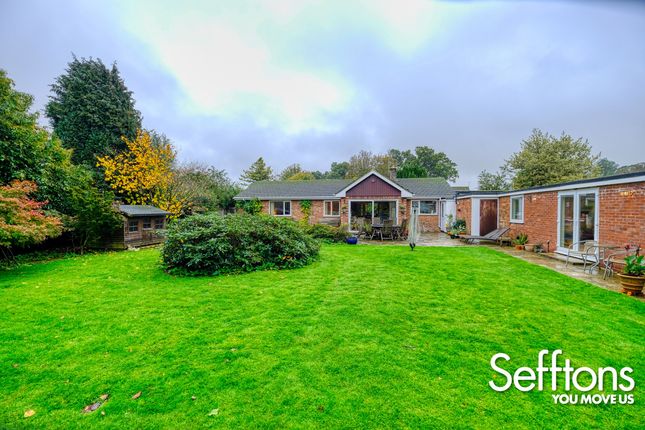 Thumbnail Detached bungalow for sale in Charles Close, Wroxham, Norfolk