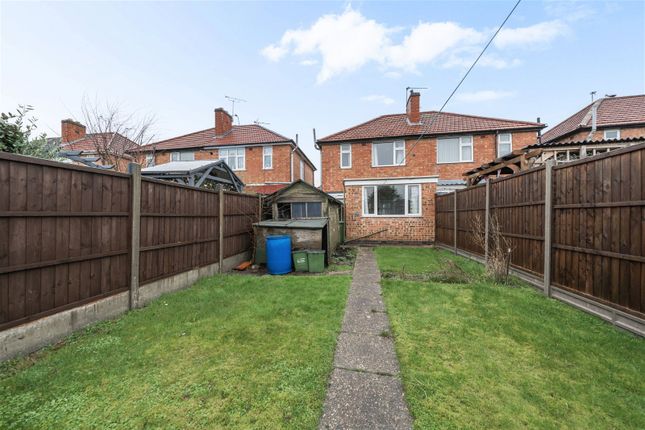 Thumbnail Semi-detached house for sale in Shottery Avenue, Leicester