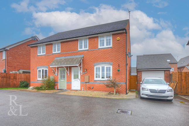 Semi-detached house for sale in The Holdings, Oxford Street, Church Gresley, Swadlincote