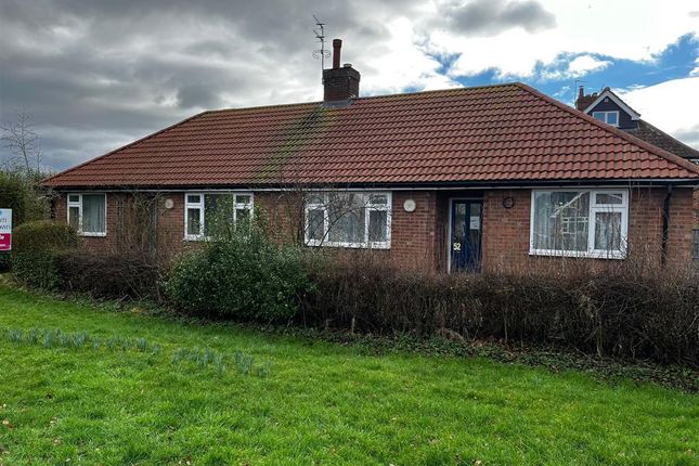 Thumbnail Detached bungalow for sale in Station Road, Haxby, York