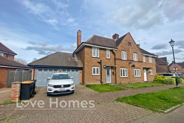 Thumbnail Semi-detached house for sale in Bucks Close, Village Road, Bromham, Bedford