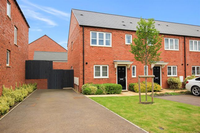 Thumbnail End terrace house for sale in Lamport Way, Wellingborough