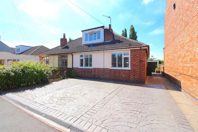 Thumbnail Semi-detached bungalow for sale in Bruxby Street, Syston, Leicester