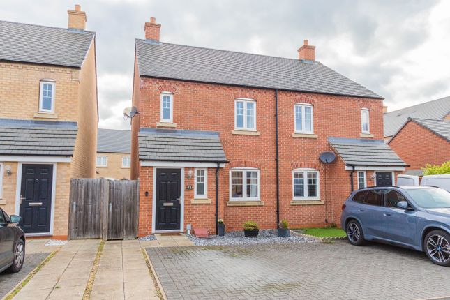Thumbnail Semi-detached house for sale in The Turrets, Thorpe Street, Raunds, Wellingborough
