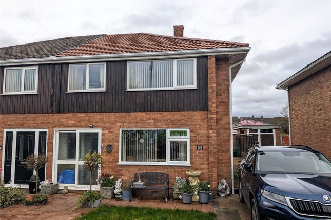 Thumbnail Semi-detached house for sale in Bagley Drive, Wellington, Telford, Shropshire