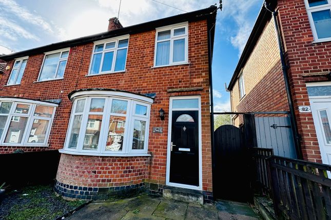 Thumbnail Semi-detached house for sale in Ravenhurst Road, Leicester