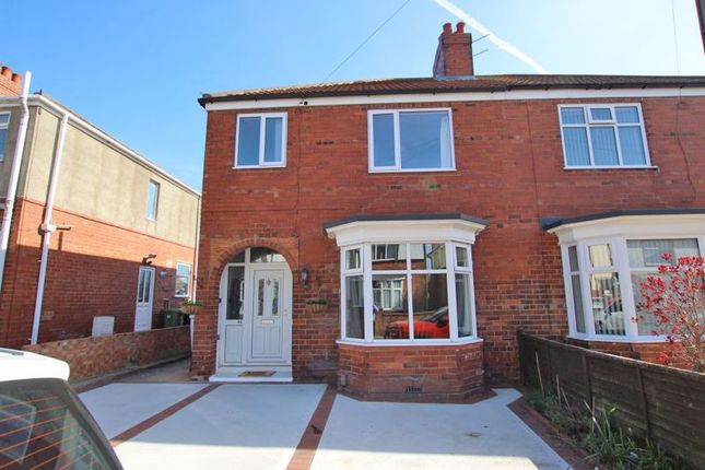 Thumbnail Semi-detached house for sale in Woodsley Avenue, Cleethorpes