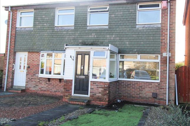 Thumbnail Semi-detached house for sale in Oxford Avenue, Eastfield Green, Cramlington