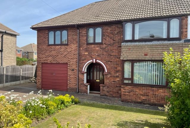 Thumbnail Semi-detached house for sale in Cresswell Road, Swinton, Mexborough