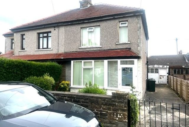Thumbnail Semi-detached house to rent in Claremont Avenue, Shipley