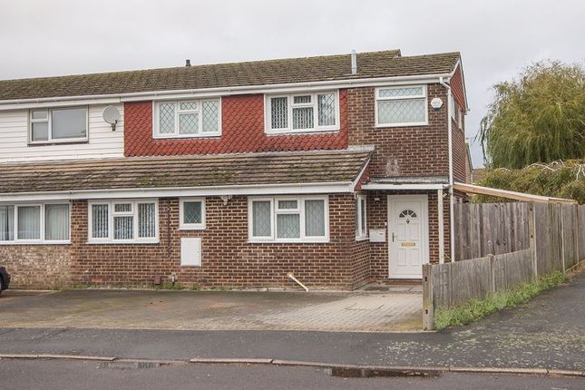 Thumbnail End terrace house for sale in Treagore Road, Calmore, Southampton