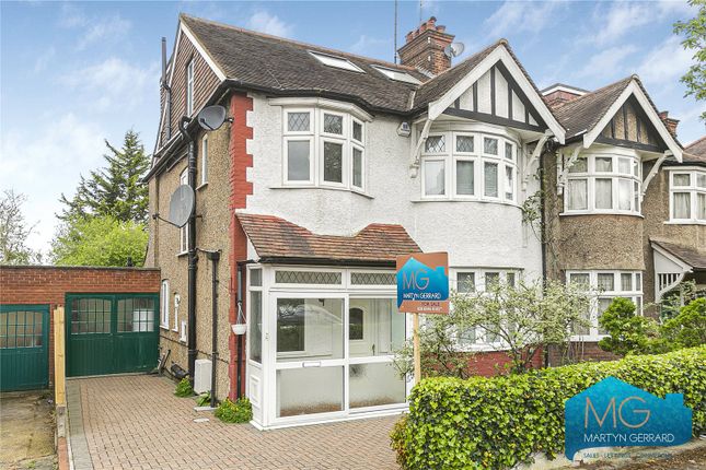 Thumbnail Semi-detached house for sale in Cyprus Gardens, Finchley
