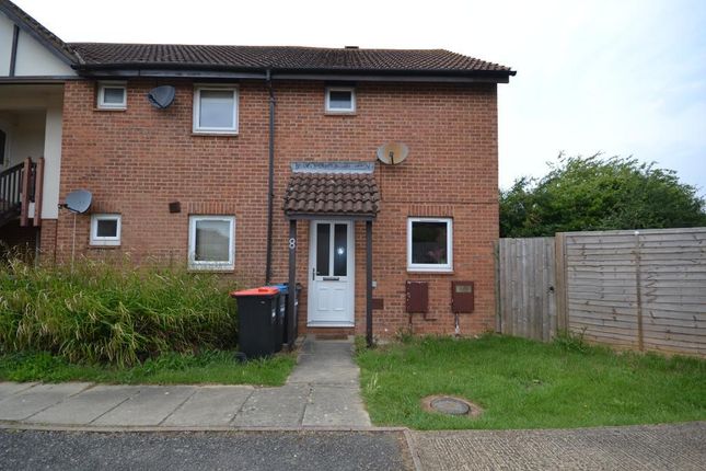 Thumbnail End terrace house to rent in Spearmint Close, Walnut Tree, Milton Keynes, Buckinghamshire