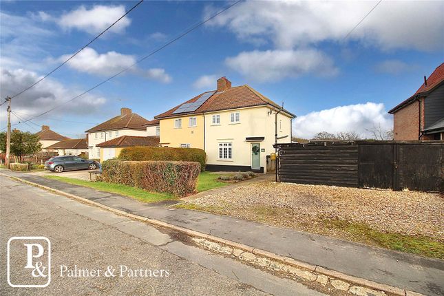 Thumbnail Semi-detached house for sale in Crowcroft Road, Nedging Tye, Ipswich, Suffolk