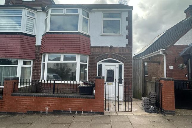 Thumbnail Semi-detached house for sale in Orton Road, Leicester