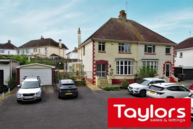 Semi-detached house for sale in Newton Road, Torquay