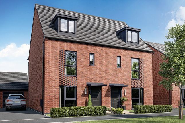 Semi-detached house for sale in "The Becket" at Acacia Lane, Branston, Burton-On-Trent