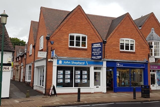 Retail premises to let in 1685 High Street, Knowle, Solihull