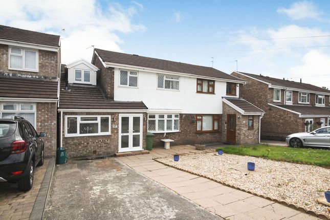 Thumbnail Semi-detached house for sale in Clos Hereford, Llantrisant, Pontyclun