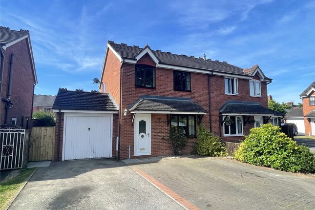 Thumbnail Semi-detached house for sale in Barley Meadows, Llanymynech, Powys