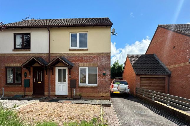 Thumbnail Semi-detached house for sale in Chaffinch Drive, Cullompton