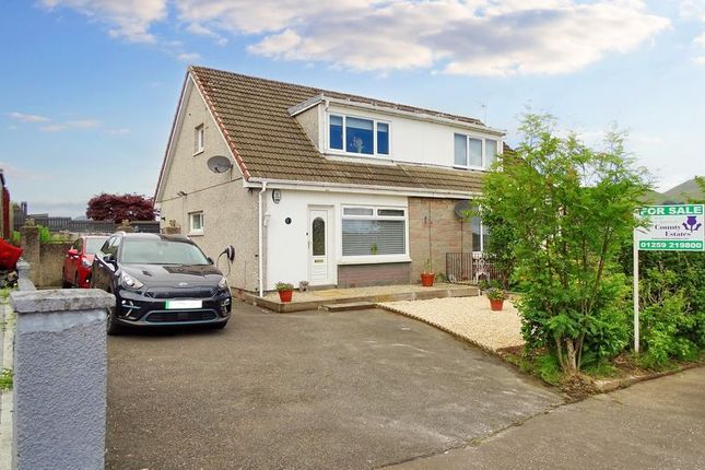 Thumbnail Semi-detached house for sale in The Rowans, Sauchie, Alloa