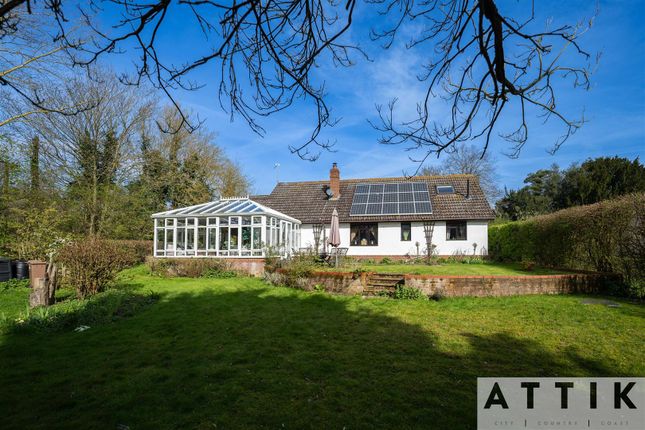 Thumbnail Detached bungalow for sale in Chediston, Halesworth