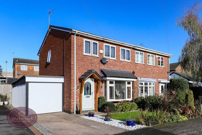 Thumbnail Semi-detached house for sale in Primrose Avenue, Underwood, Nottingham