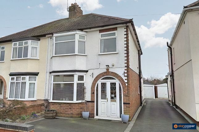 Thumbnail Semi-detached house for sale in Oakdene Crescent, Weddington, Nuneaton