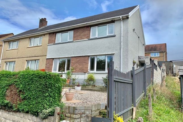 Thumbnail Semi-detached house for sale in Heol Caredig, Tonna, Neath