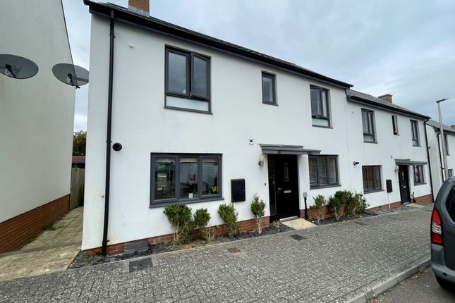 Thumbnail End terrace house for sale in Milbury Farm Meadow, Exminster