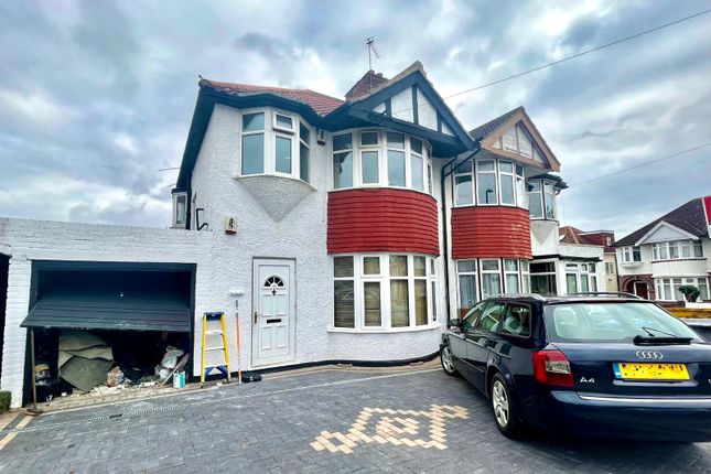 Thumbnail Semi-detached house for sale in Chestnut Avenue, Sudbury, Wembley
