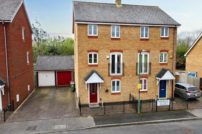 Semi-detached house for sale in Stoneleigh Court, Westcroft, Milton Keynes