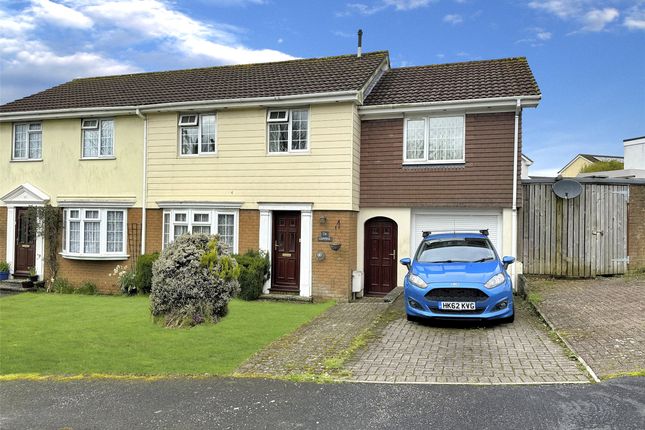 Thumbnail Semi-detached house for sale in Bramley Park, Bodmin, Cornwall