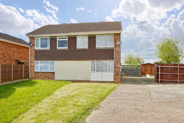 Semi-detached house for sale in Hunters Way, Sawtry, Cambridgeshire.