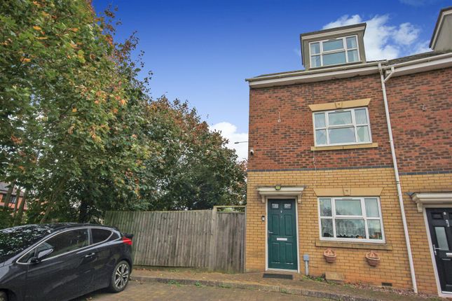 Thumbnail End terrace house for sale in The Crescent, Wellingborough