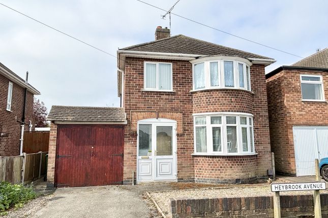 Semi-detached house for sale in Heybrook Avenue, Blaby, Leicester, Leicestershire.