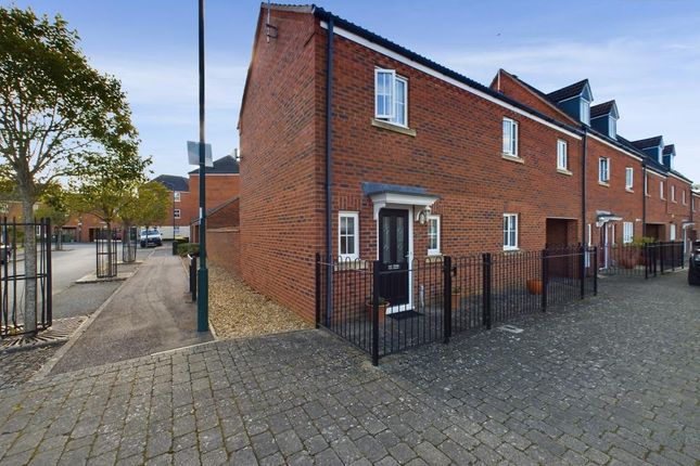 Thumbnail End terrace house for sale in Wye Valley Road, Peterborough