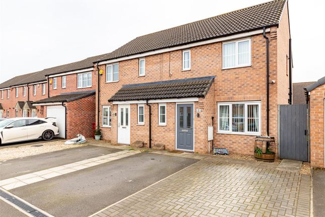 Semi-detached house for sale in Shelduck Way, Scunthorpe