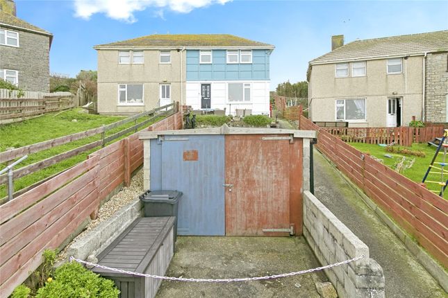Semi-detached house for sale in Ocean Crescent, Porthleven, Helston, Cornwall