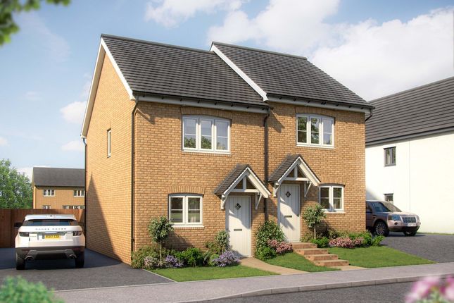 End terrace house for sale in "The Hawthorn" at Peacock Drive, Sawtry, Huntingdon