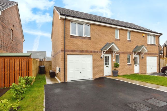Thumbnail Semi-detached house for sale in Locomotive Drive, Larkhall