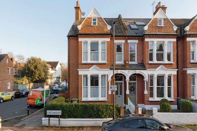 End terrace house for sale in Elms Crescent, London